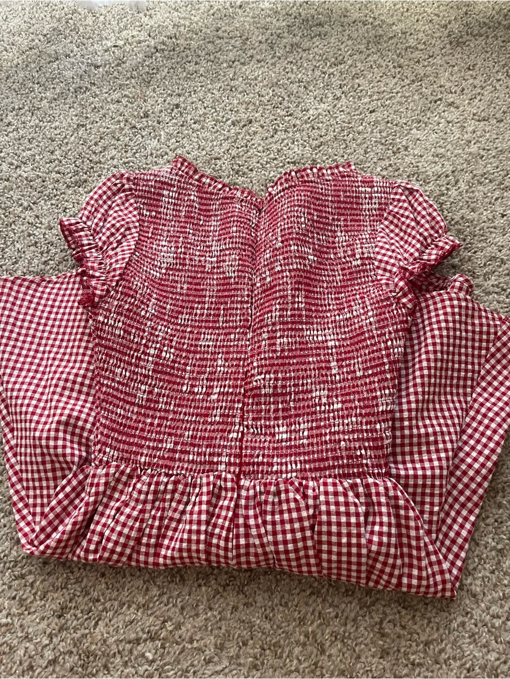 Princess Polly Gingham Red Romper - Picture 4 of 5